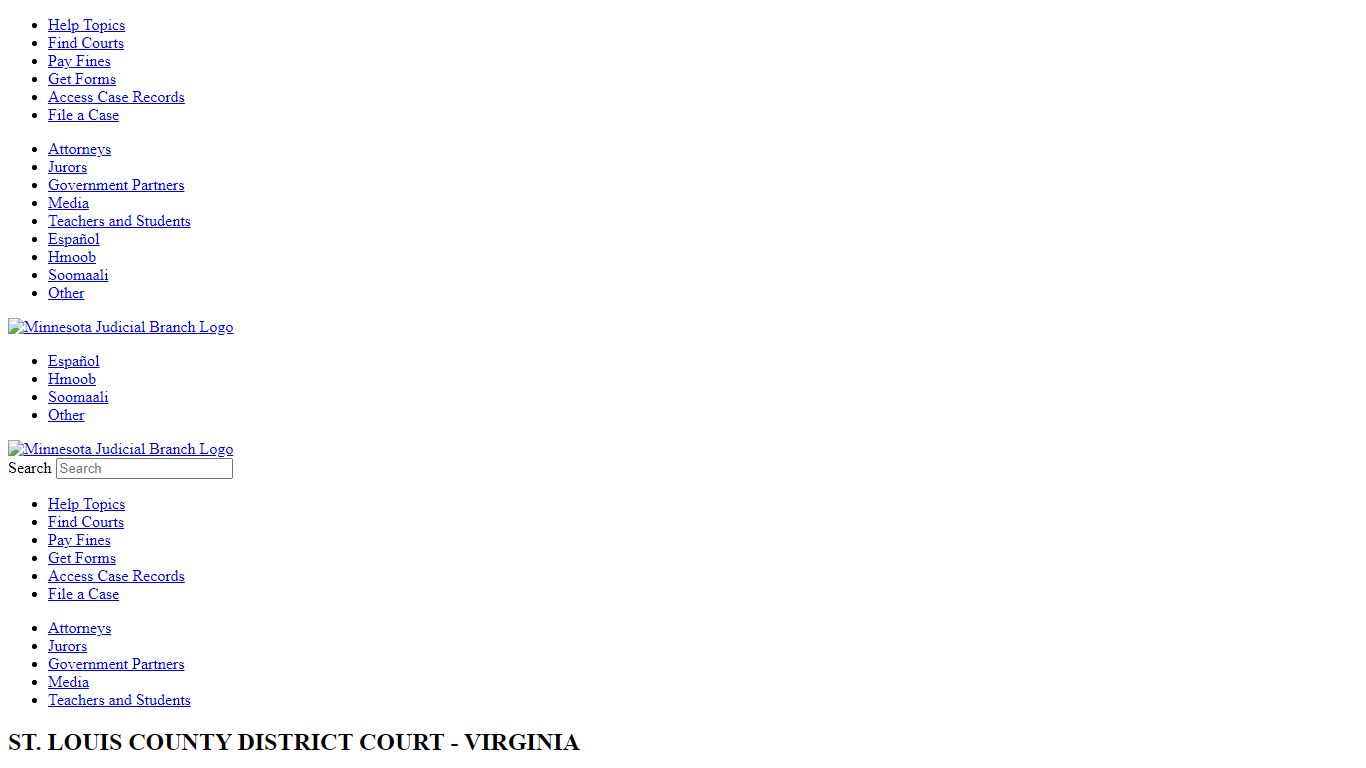Minnesota Judicial Branch - St. Louis County District ...